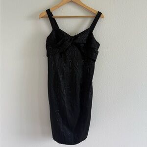 Doncaster Black Ruched Sweetheart Dress NWT